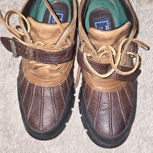 Polo by Ralph Lauren Men's Brown Leather Shoes